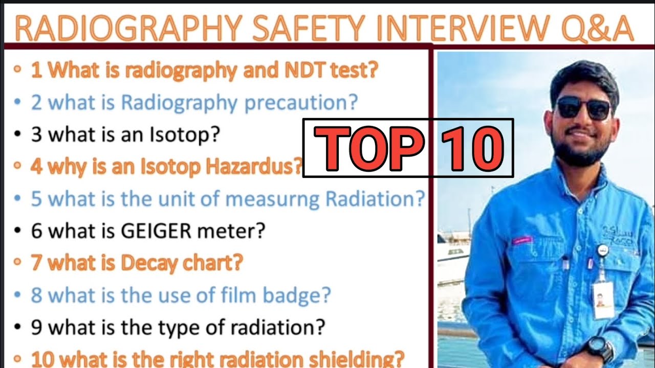 Radiography interview question and answer ! Radiography safety ! safety interview question answer