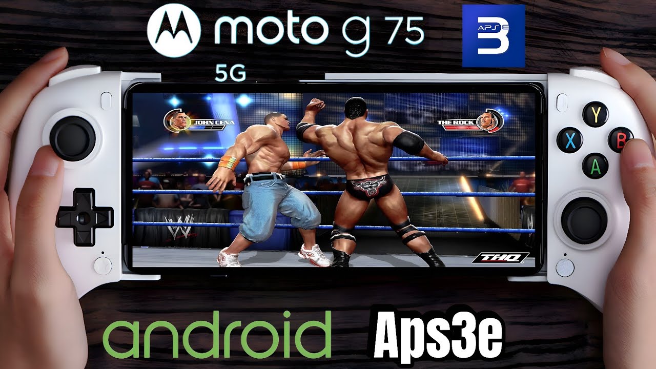 Moto G75 Snapdragon 6 gen 3 Test WWE All Stars PS3 en Android con Aps3e 