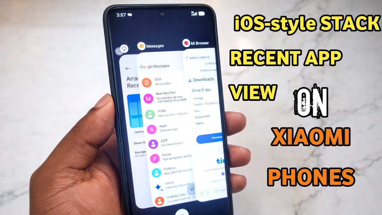 How to Enable iOS-Style Stack Recent Apps on Xiaomi Smartphones (HyperOS 3) | Easiest Method