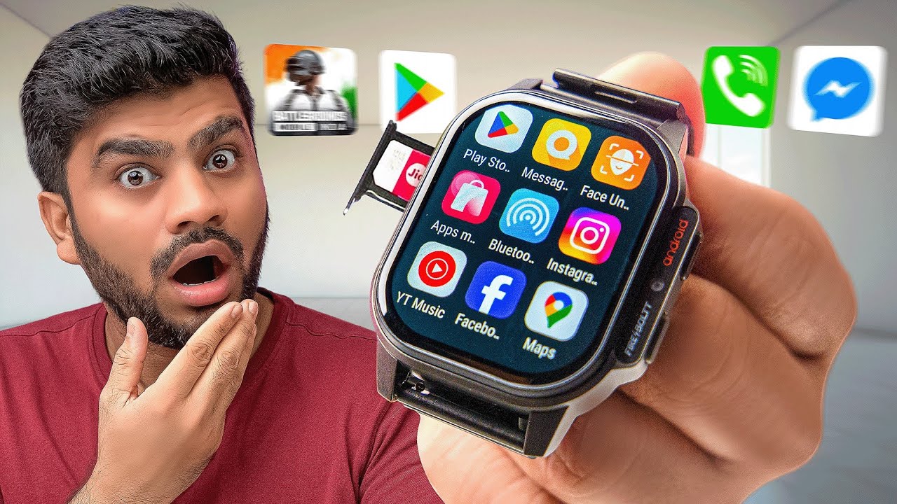 World's first Wrist-Phone with 4G Sim and Camera 🤯🤯