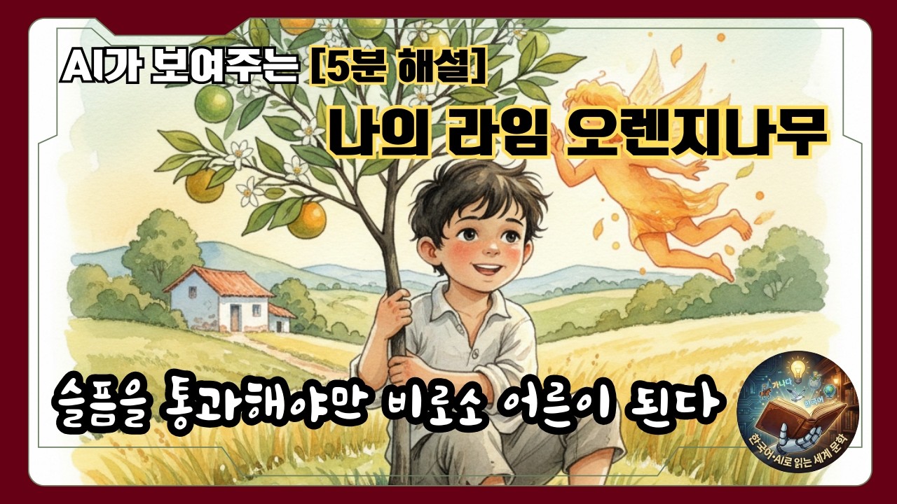 [5분 해설] 나의 라임 오렌지나무 : 슬픔을 통과해야만 비로소 어른이 된다 (J.M. 바스콘셀로스)