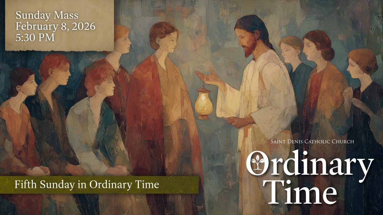 Mass, Sunday at 5:30 PM (2/8/2026)