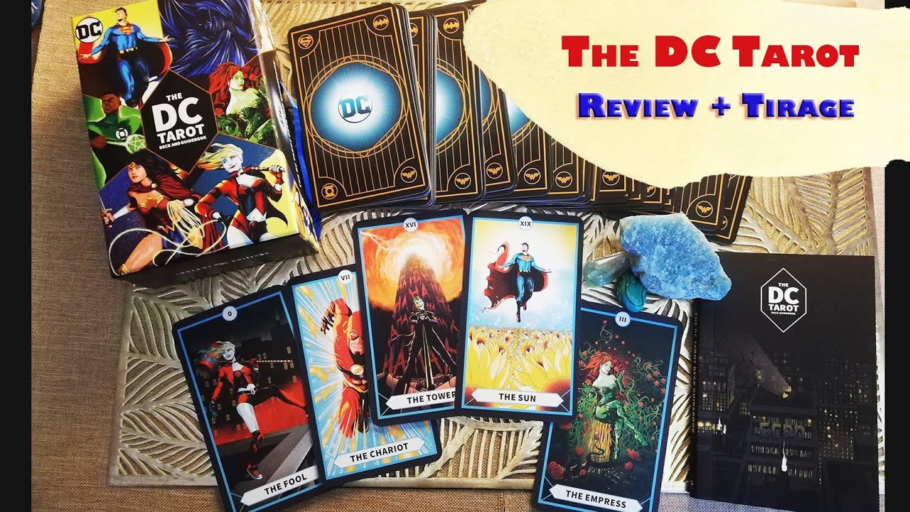 🦸‍♂️ DC TAROT - REVIEW en français  + tirage 🦸🦹‍♂️