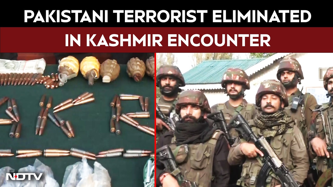 J&K News Today | Indian Army, J&K Police Eliminate Pakistani Terrorist In Kashmir Operation