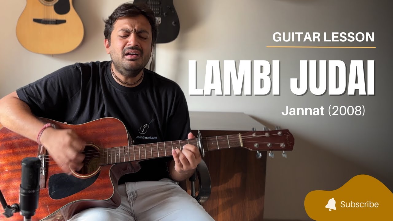 Lambi Judai | Jannat | Easy Guitar Lesson | Pritam | Richa Sharma | Guitar Chords | Pickachord
