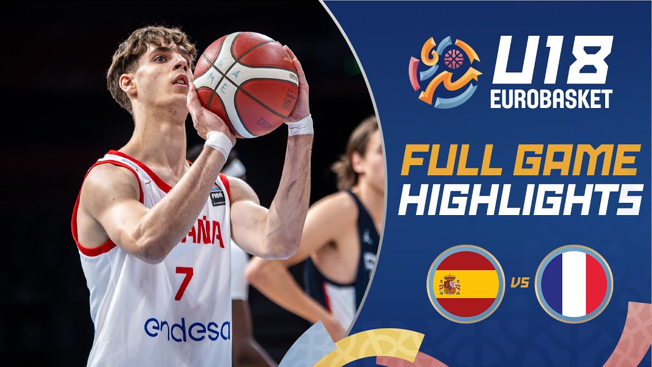 INSANE comeback by Spain 🇪🇸 against France 🇫🇷 to win the FIBA U18 EuroBasket title!