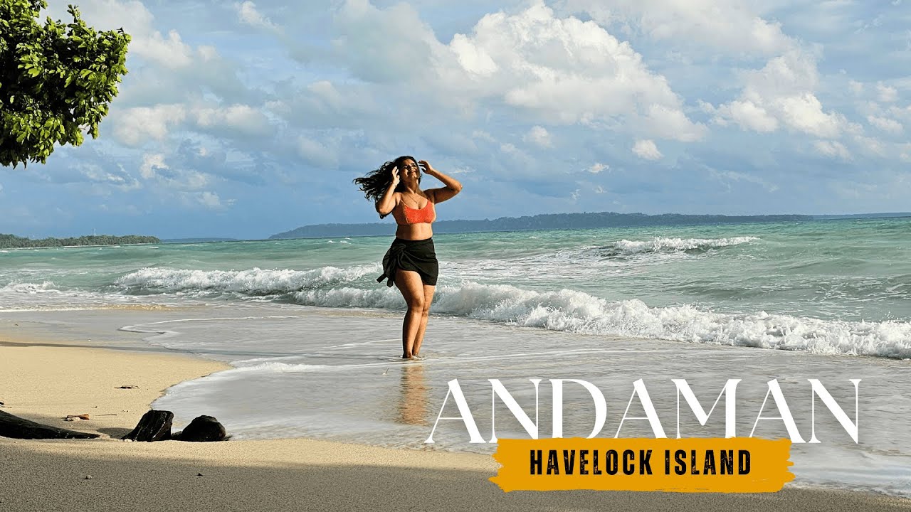 Exploring Havelock - Andaman Pt 1 | Reaching Havelock Island | Asia's best Beach | Cafes & Veg Food