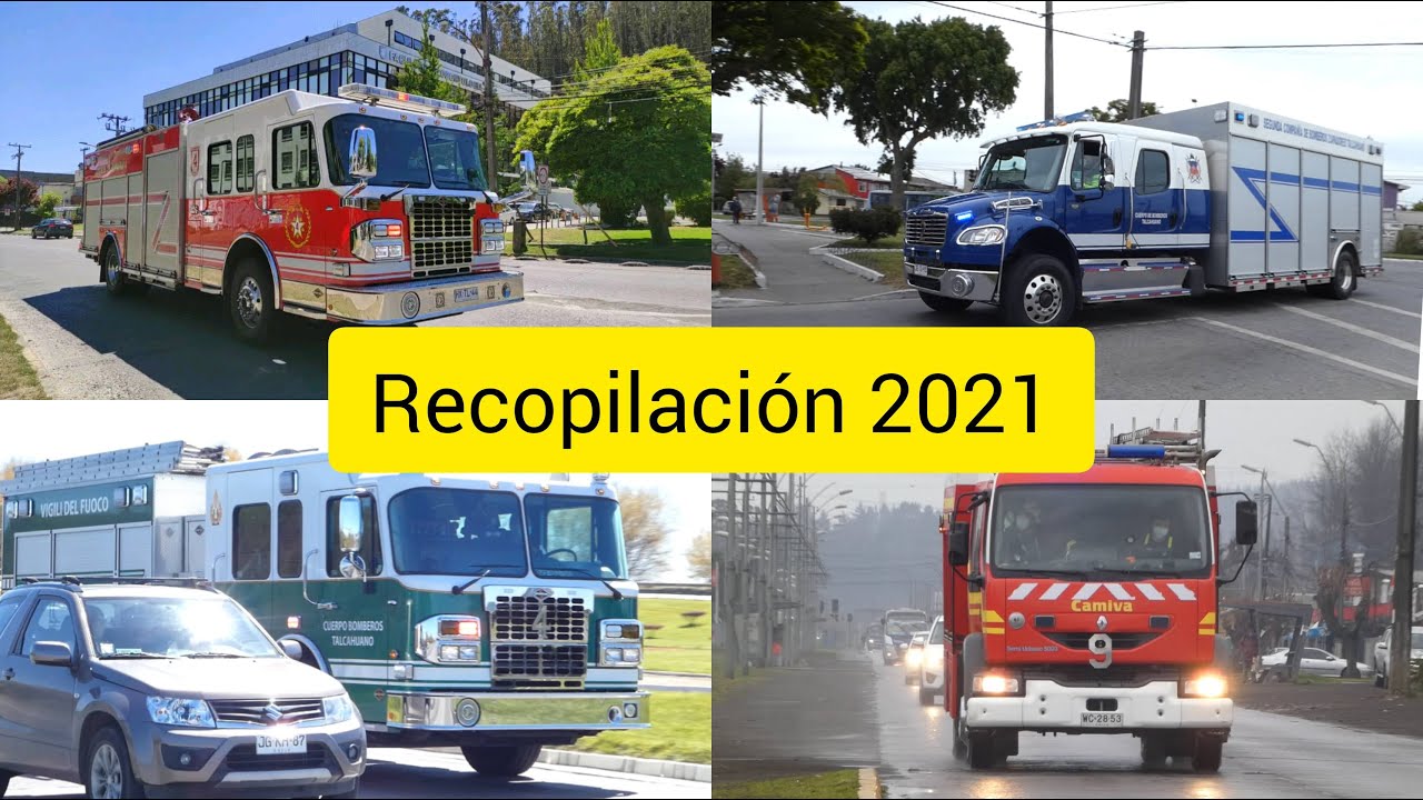 Recopilación Bomberos Concepcion y Talcahuano 2021
