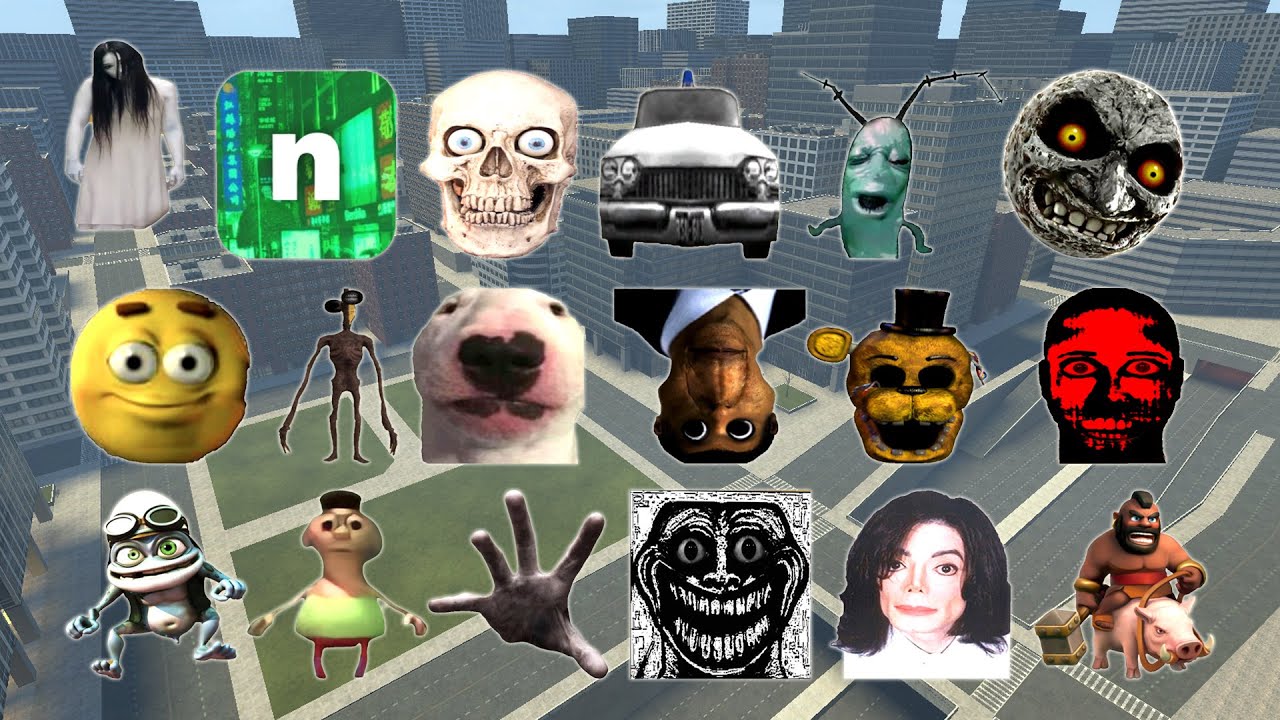 Too Much Nextbot And Nicos Nextbots In GOLDEN CITY! Garry's Mod