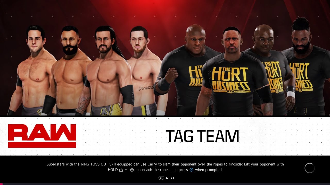 Wwe 2k20  undisputed era vs the hurt business