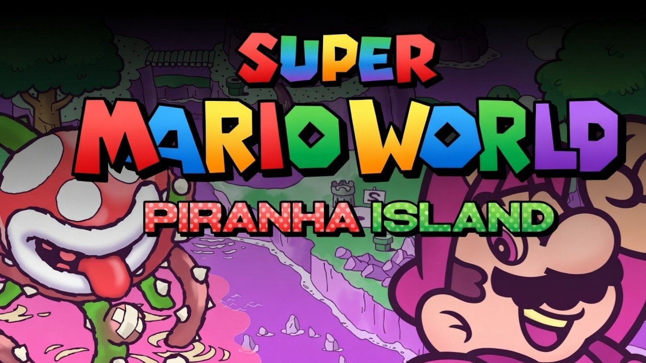 Super Mario World Piranha Island - Gameplay ao vivo!