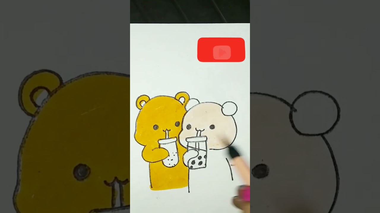 Cute drawing ☺️#shorts #cuteeasydrawings #cutedrawing #doodleart #cutebaby #cute #doodle #cutevideos