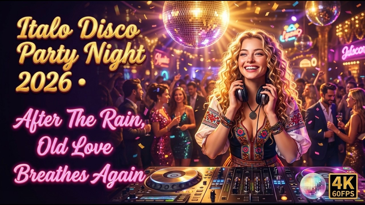 Italo Disco Party Night 2026 • After The Rain, Old Love Breathes Again | Ultimate Dance Party Mix 4K