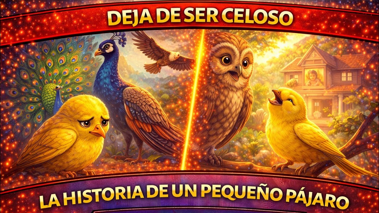 Deja de Ser Celoso | La Historia de un Pequeño Pájaro | Historia con Moraleja 🐦✨