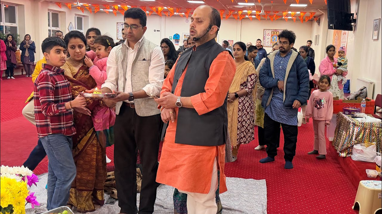 Derby Hindu Temple is live Sankashti Pooja Recitation by Acharya Dr Vivekanand Sharma ji 