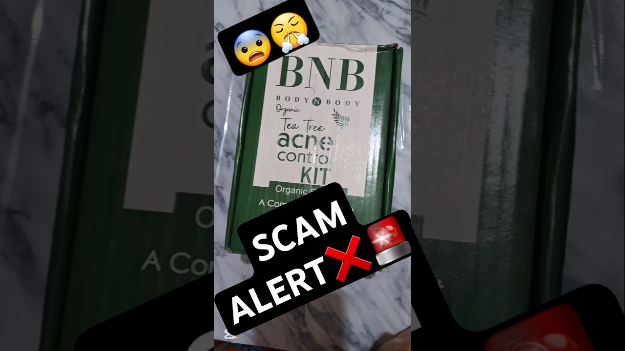 BNB Acne Control Kit || SCAM ALERT❌️❌️ ⚠️ |#shorts #bnb #scam #review #alert