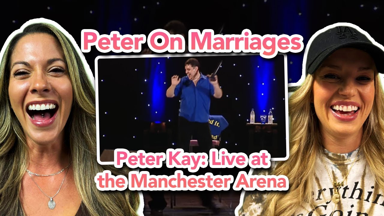 American Girls FIRST TIME Reaction to Peter Kay - Marriages