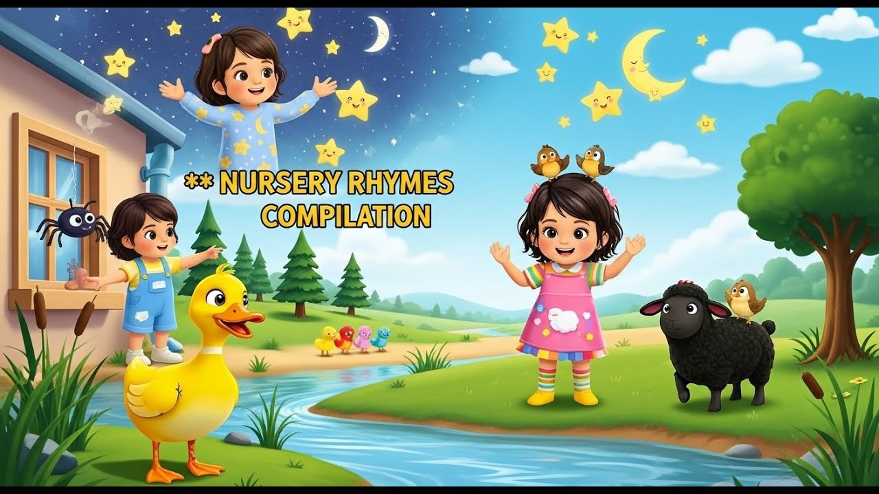Five Little Ducks, Itsy Bitsy Spider & Twinkle Twinkle | Best Nursery Rhymes Compilation 🎵