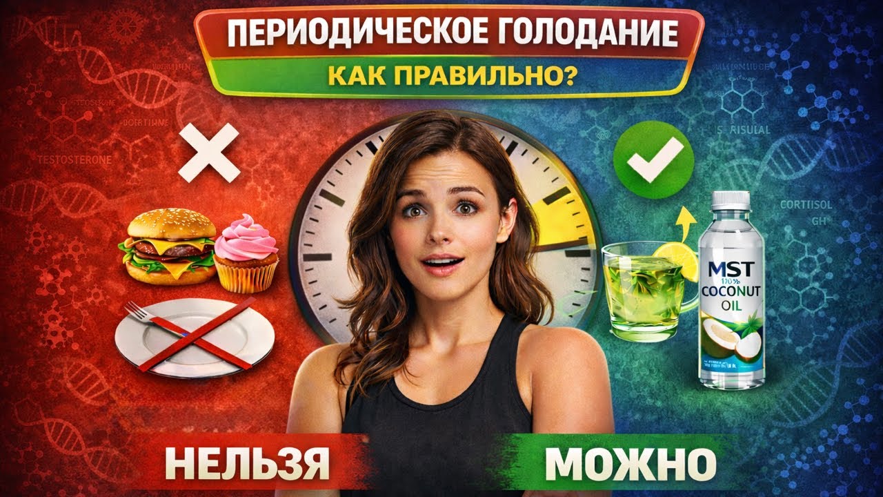 Простые правила периодического голодания! Что можно и чего нельзя в период голода!