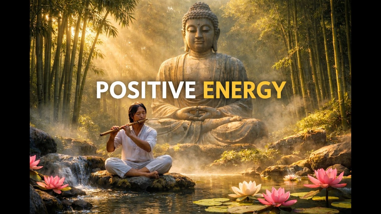 Meditation Flute Music for Positive Energy | Deep Calm, Inner Peace & Healing