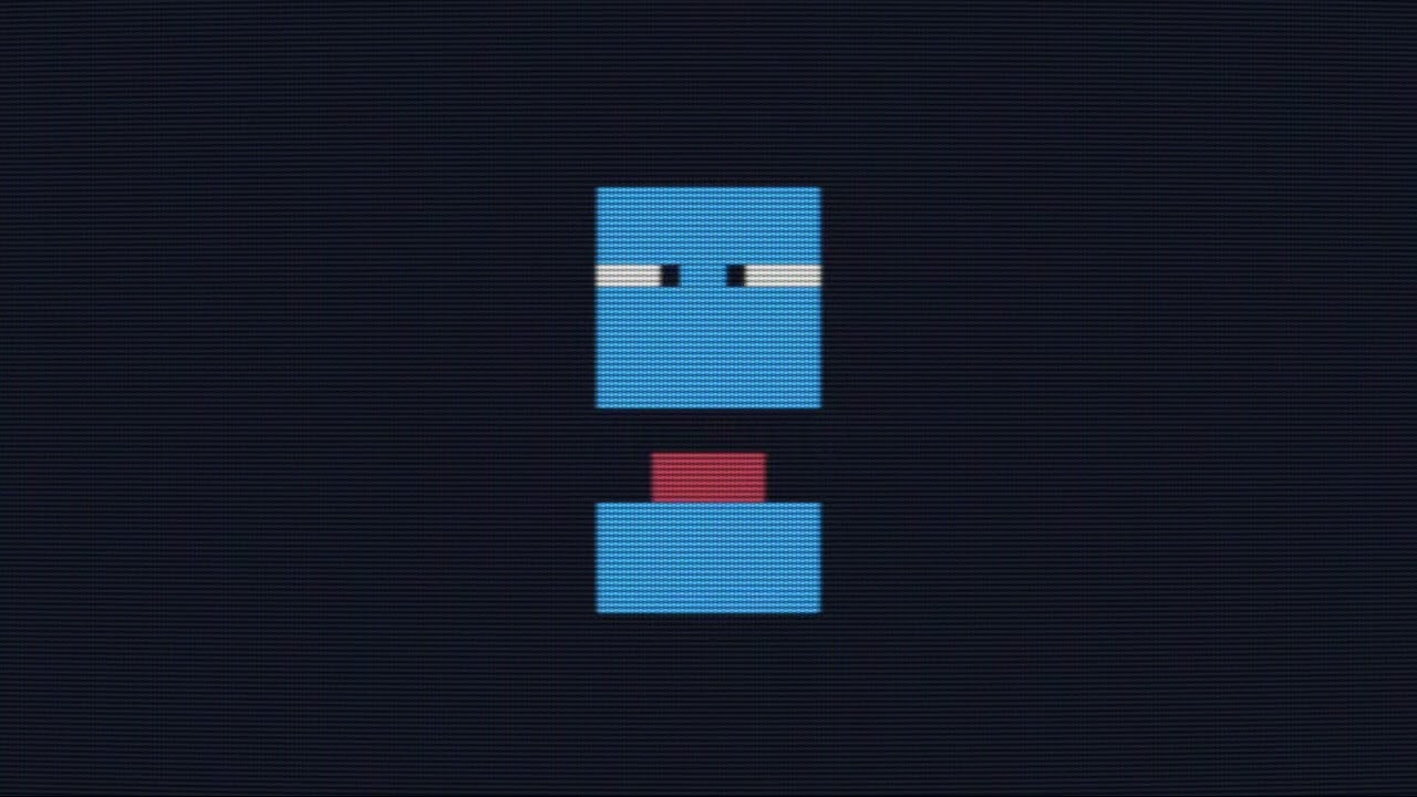 melo.tic - a 256 byte TIC-80 fun intro (CRT filter on) #TIC80 #Demoscene