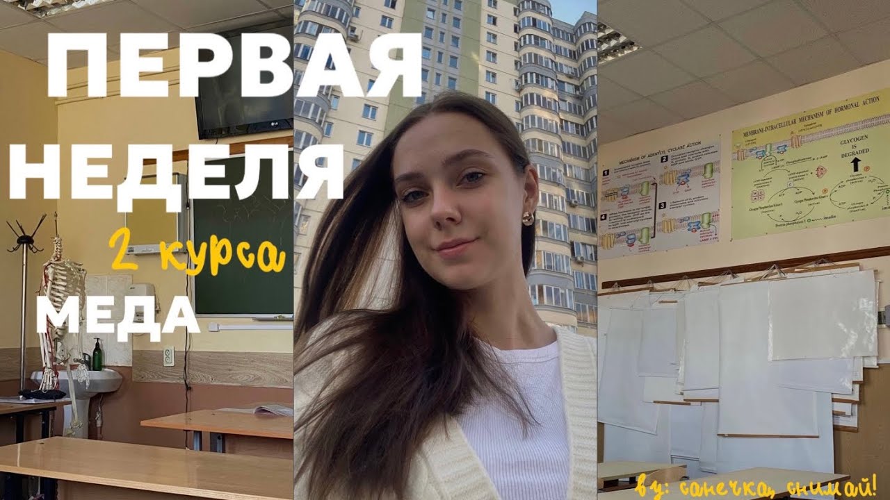 первая неделя учебы на 2 курсе меда | новые дисциплины | педиатрия | кгму