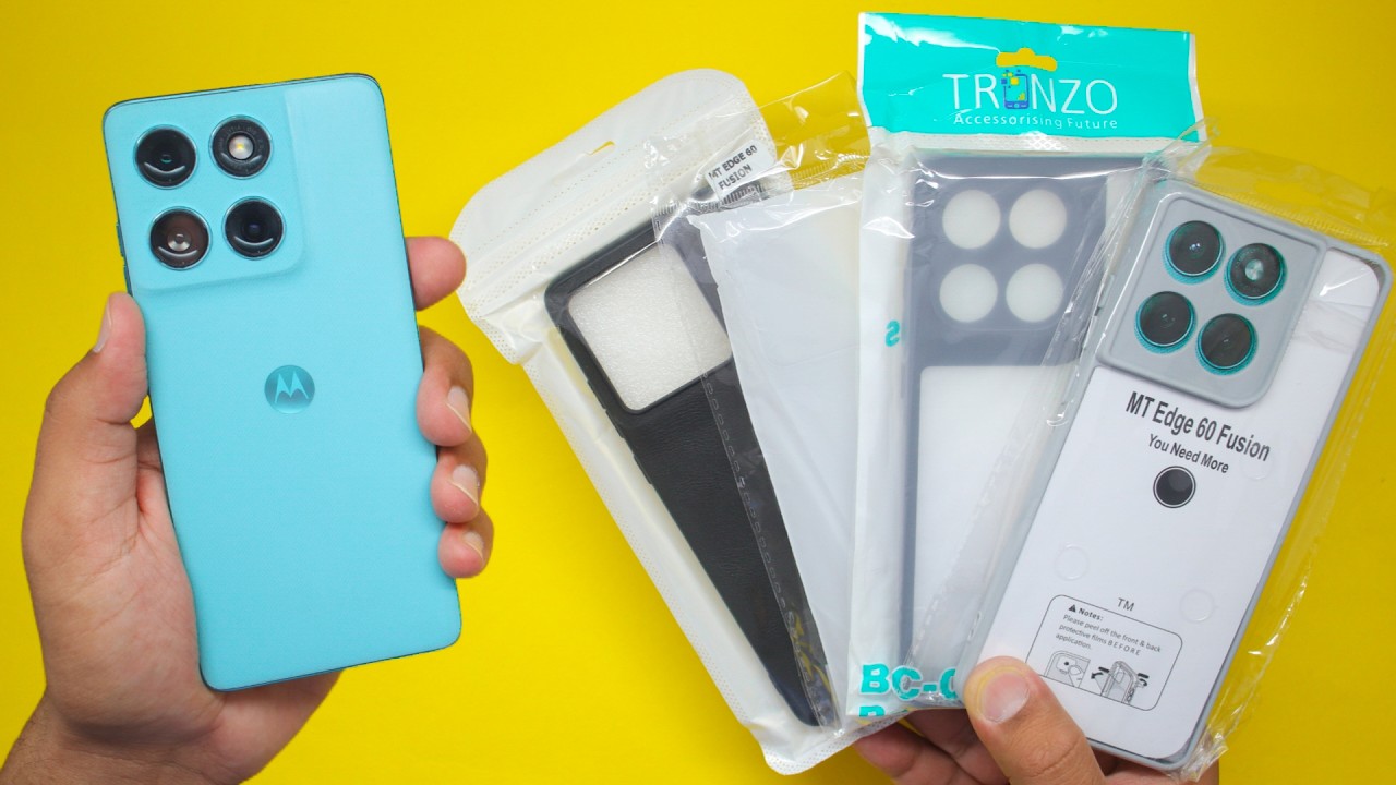 Moto Edge 60 Fusion Best Covers & Cases | Best Accessories for Moto Edge 60 Fusion.