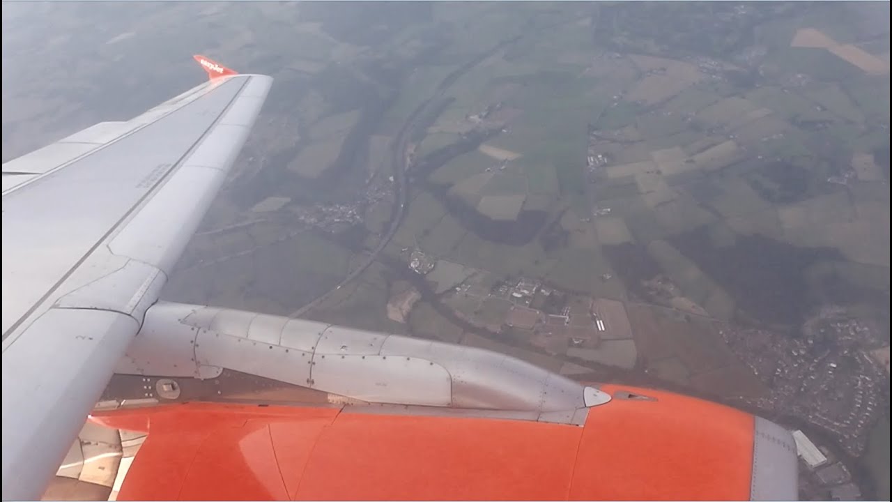 easyJet Airbus A319 G-EZIY - Edinburgh to Bristol *Full Flight*