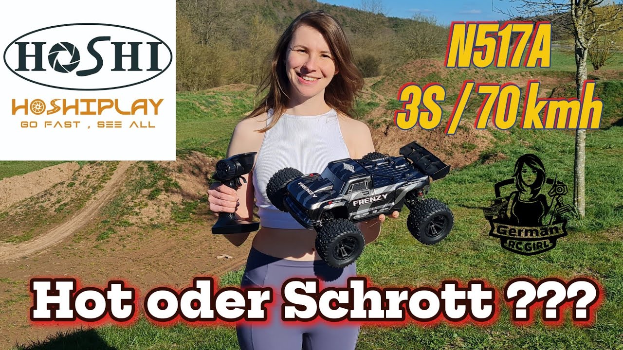 Hoshiplay 1:12 4WD RC Monster Truck, 70+km/h, 3S Lipo