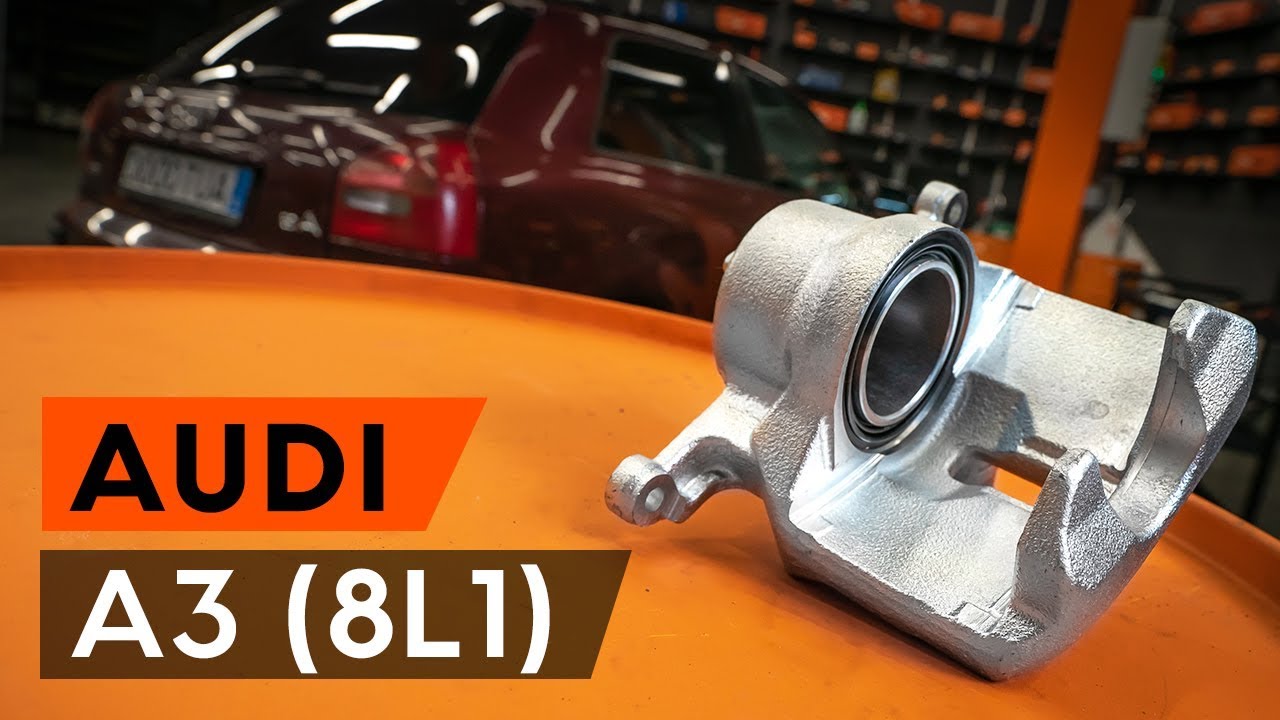 Hvordan udskiftes bremsecaliper bag / bremseklave bag on AUDI A3 1 (8L1) [TUTORIAL AUTODOC]