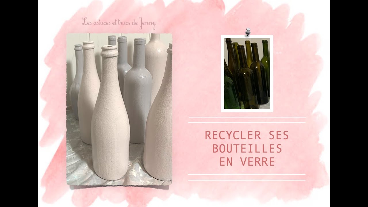Recycler ses bouteilles en verre en chandeliers ou vases 🛠