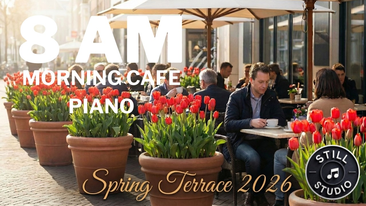 8 AM Fresh Morning Cafe Piano – Bright Relaxing Cafe Music | Still Studio (85 Min)