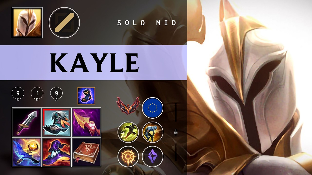 Kayle Mid vs Yasuo - EUW Grandmaster Patch 26.04