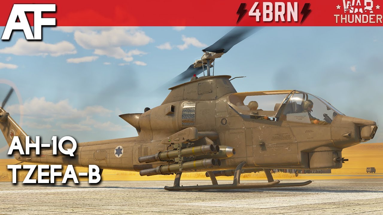 War Thunder - Bell AH-1Q Cobra Tzefa-B | Gameplay Helikoptéry CZ/SK