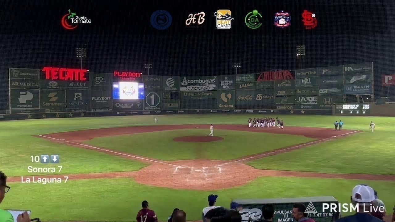 la  final nacional beisbol en Hermosillo Sonora, categoria 5059 semifinal Guanajuato vs. Sonor