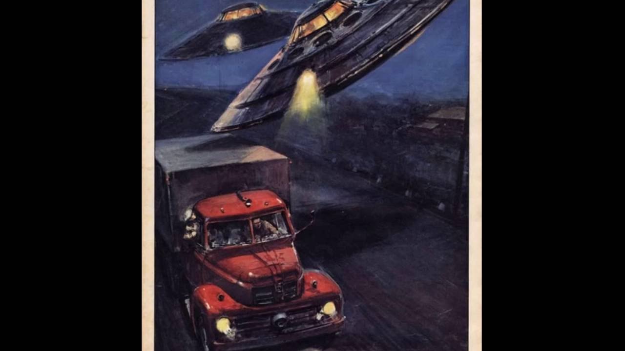 Red Simpson - The Flying Saucer Man And The Truck Driver 1979 HQ UFO