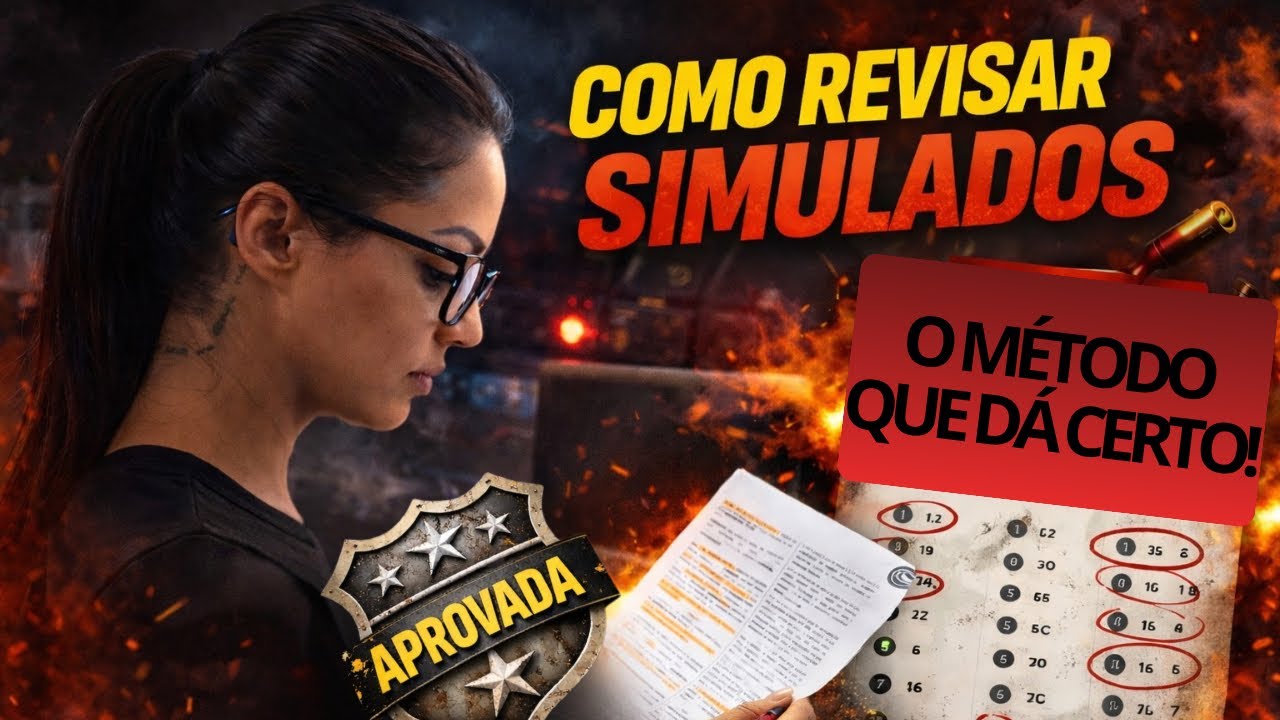 COMO EU REVISAVA OS SIMULADOS DA PPMG: MÉTODO PRÁTICO E REAL