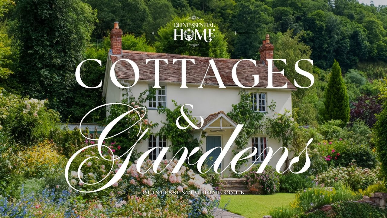 Cottages & Gardens Inspiration • Nature, Birds & Piano Music TV Background • Quintessential Home