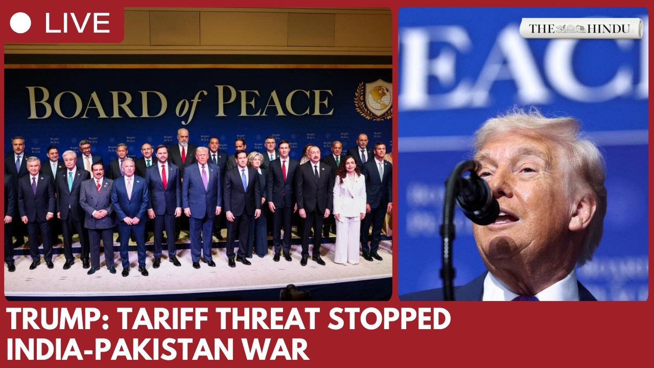 Donald Trump repeats claim he ended India-Pakistan conflict with 200% tariff threat in Washington DC