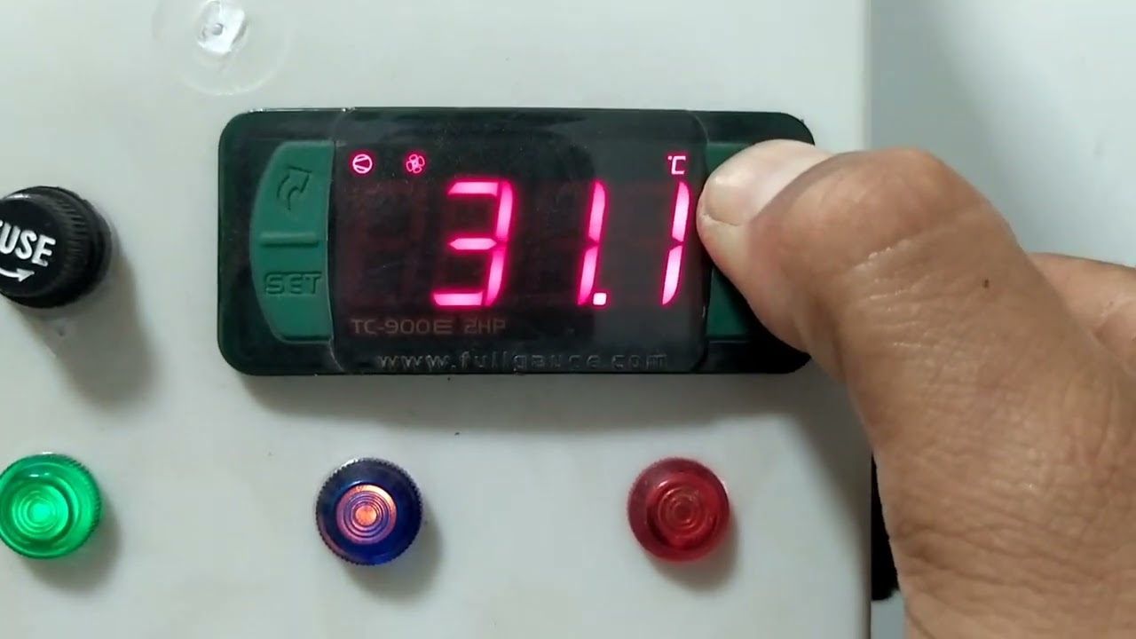 Como configurar tc900 câmara de congelados (Sorvete)