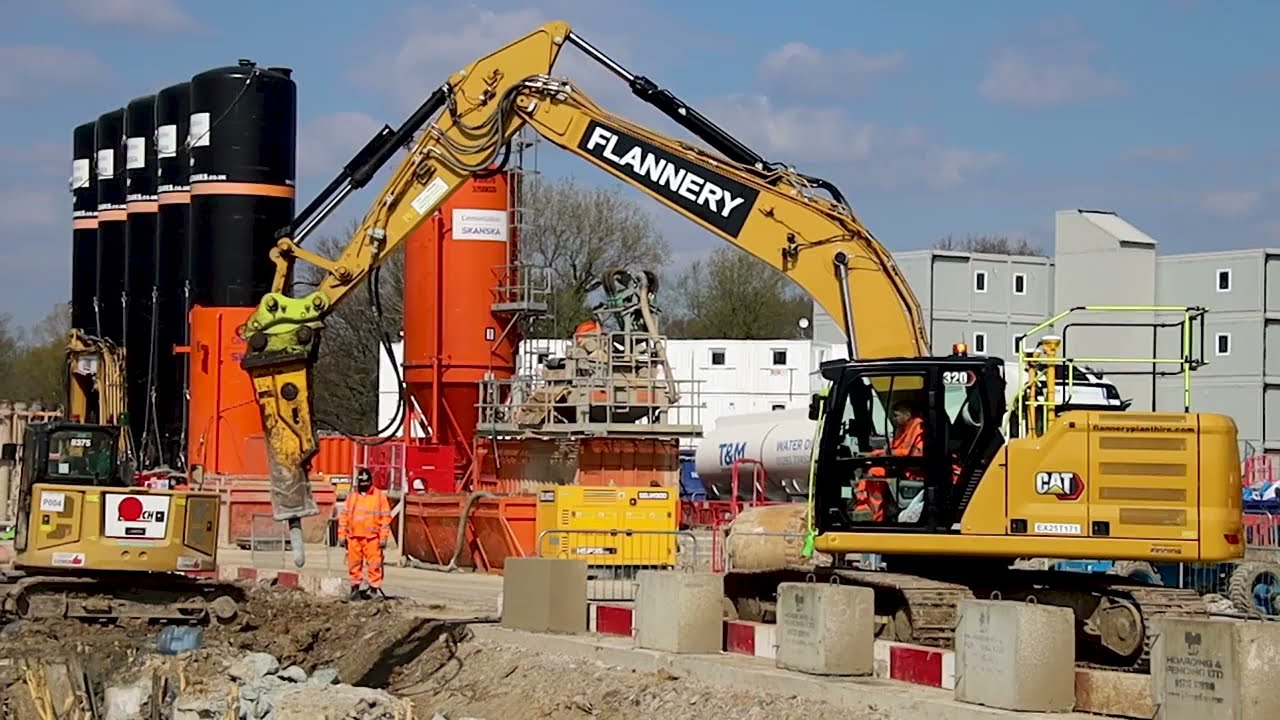 Preparing the West Ruislip Tunnel Portal Site