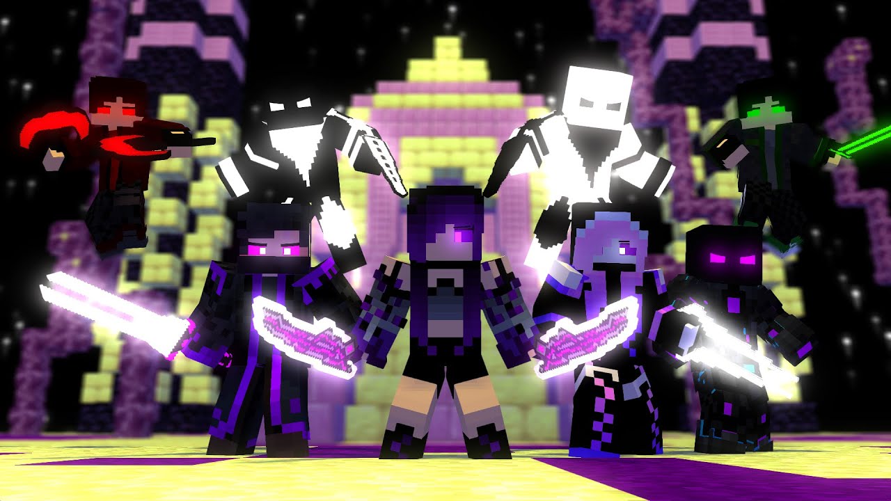 Invasion of the Ender World - Minecraft Animation - Full episode + Secret scene