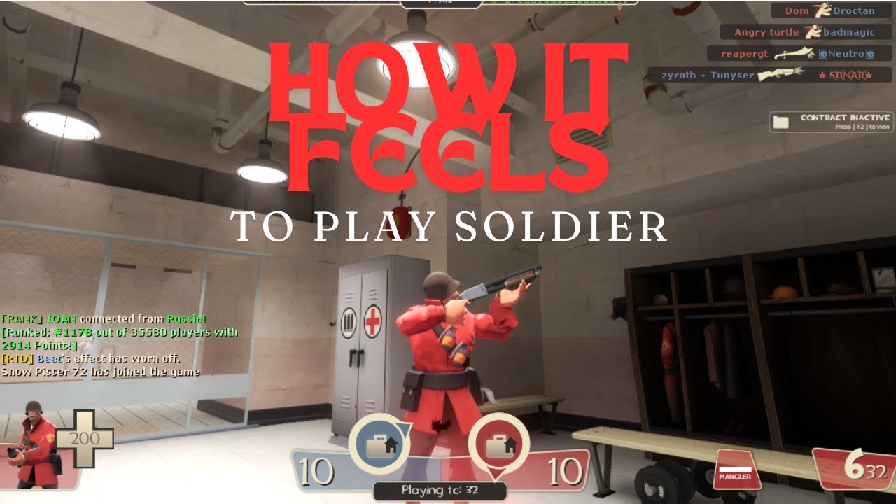 HOW IT FEELS TO PLAY SOLDIER