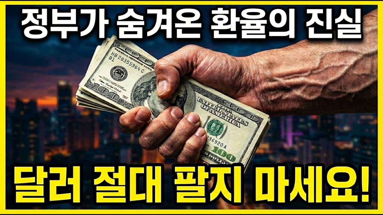 달러 절대 팔지 마세요! 환율 1,500원 시대, 내 자산 지킬 '마지막 구명조끼