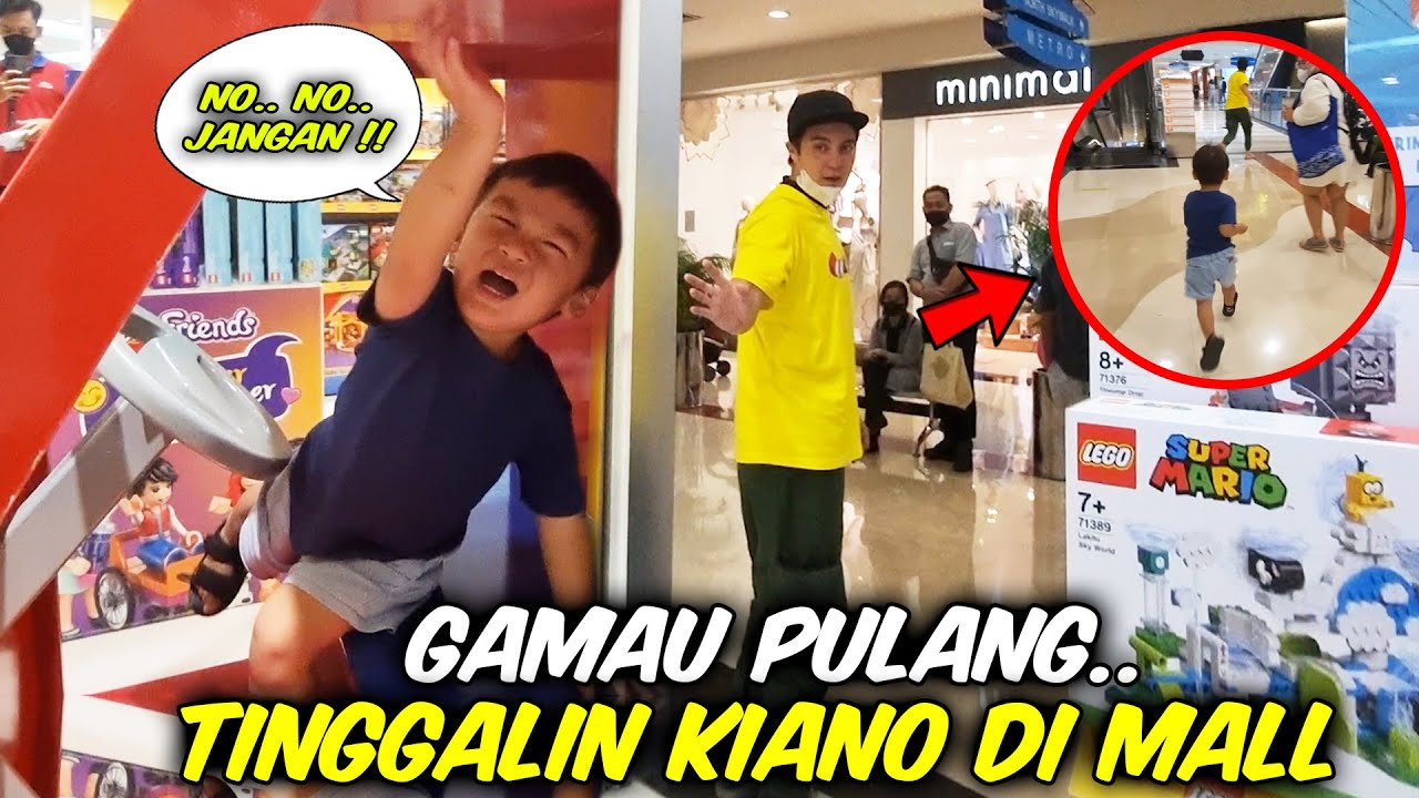 PAPAH NINGGALIN KIANO ‼️ SAMPE MALL TUTUP ,TETEP GA MAU PULANG..