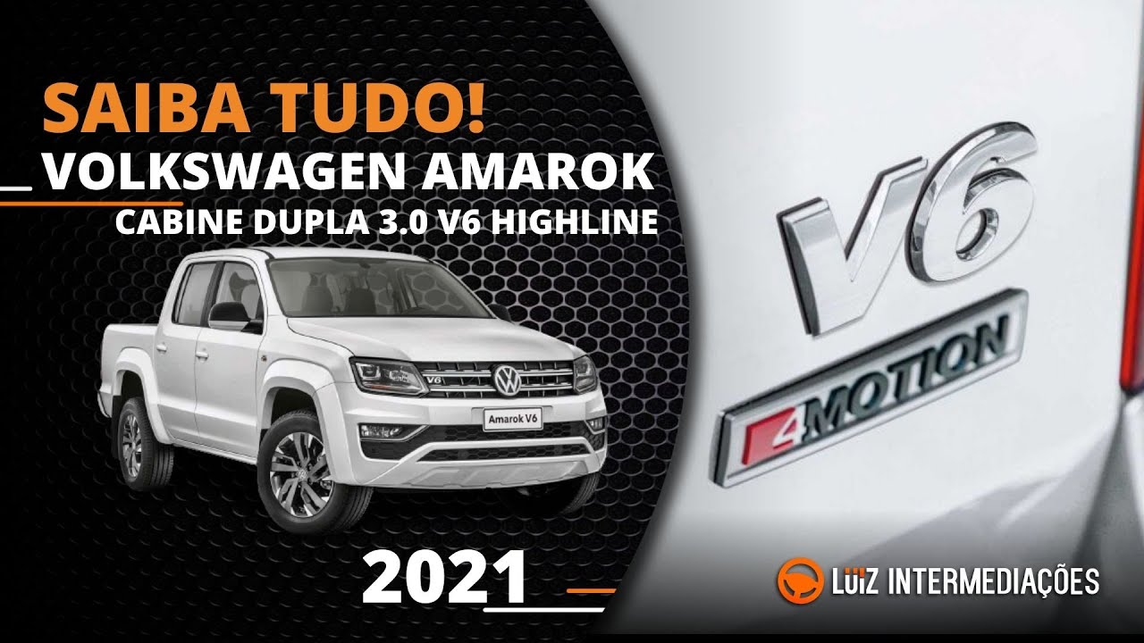 Saiba Tudo | VOLKSWAGEN AMAROK CABINE DUPLA 3.0 V6 HIGHLINE 2021