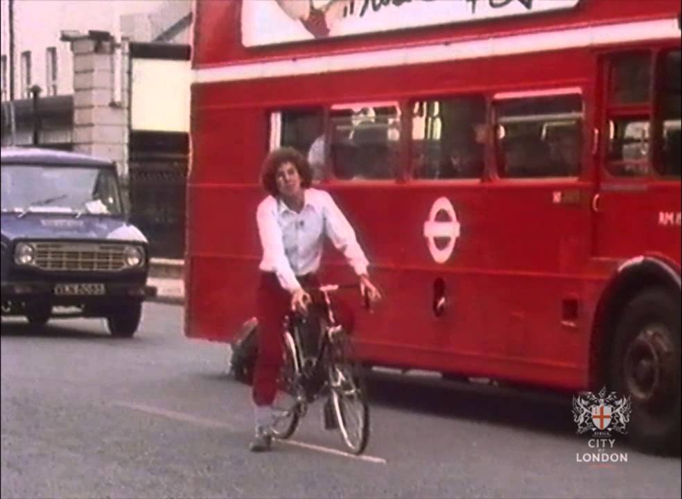 Cycling in London, c1980s
