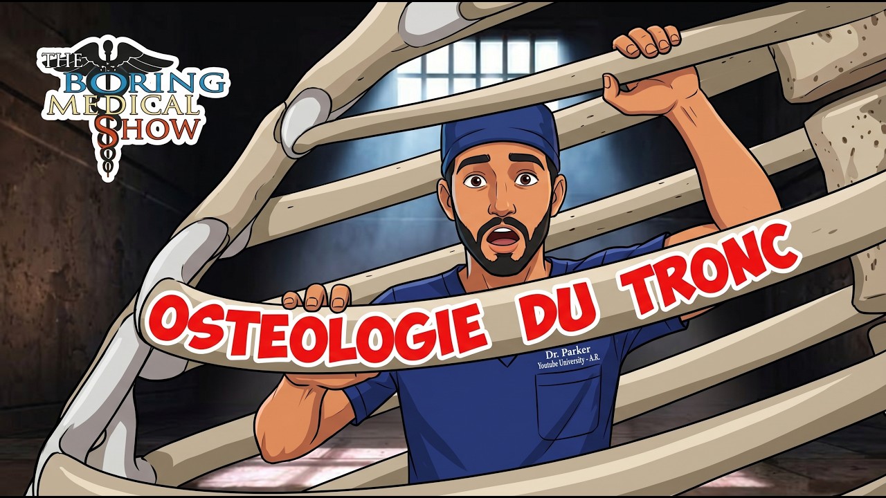 ANATOMIE : LA COLONNE VERTEBRALE et CAGE THORACIQUE 🦴