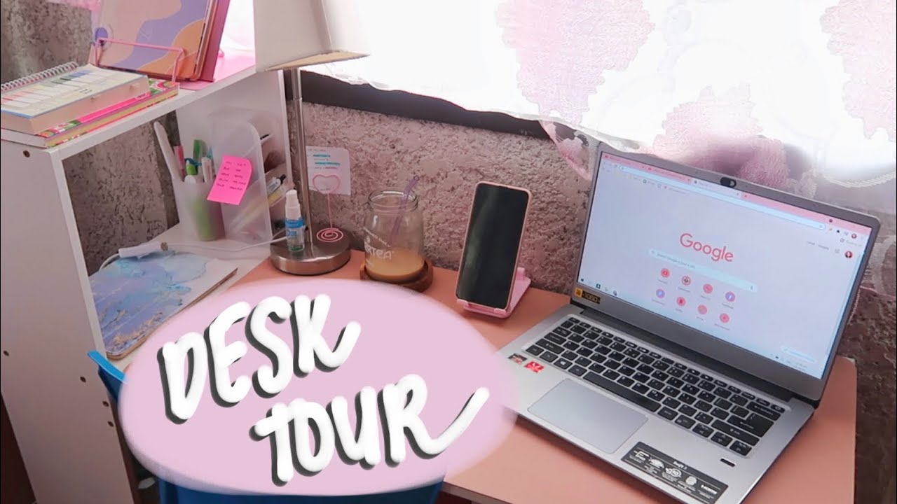Study Desk Tour 2021 (WFH Setup + Shopee Essentials) | Beryl