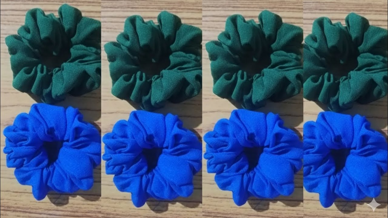 How to stitch scrunchie ❤️#scrunchie#stitching❤️